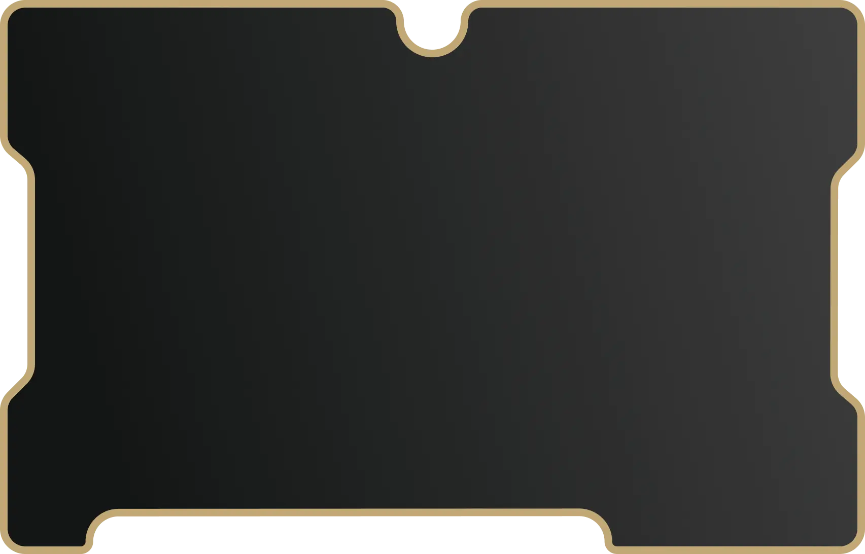 Dark Horses Group Decorative Border Frame