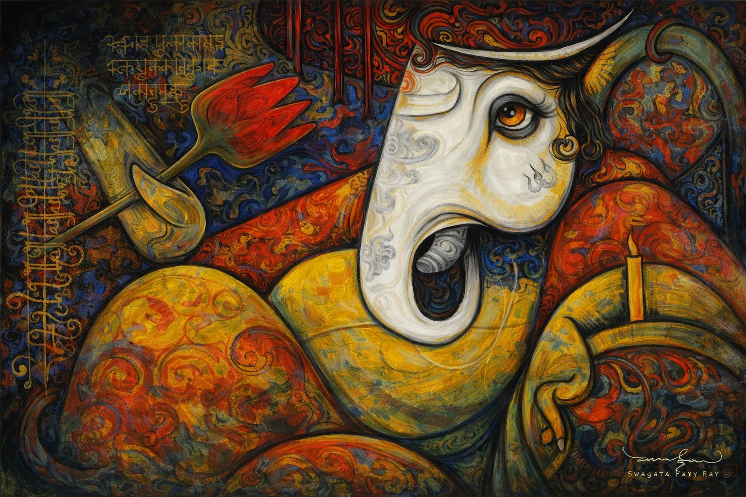 Destroyer of obstacles by Ramesh Gujar