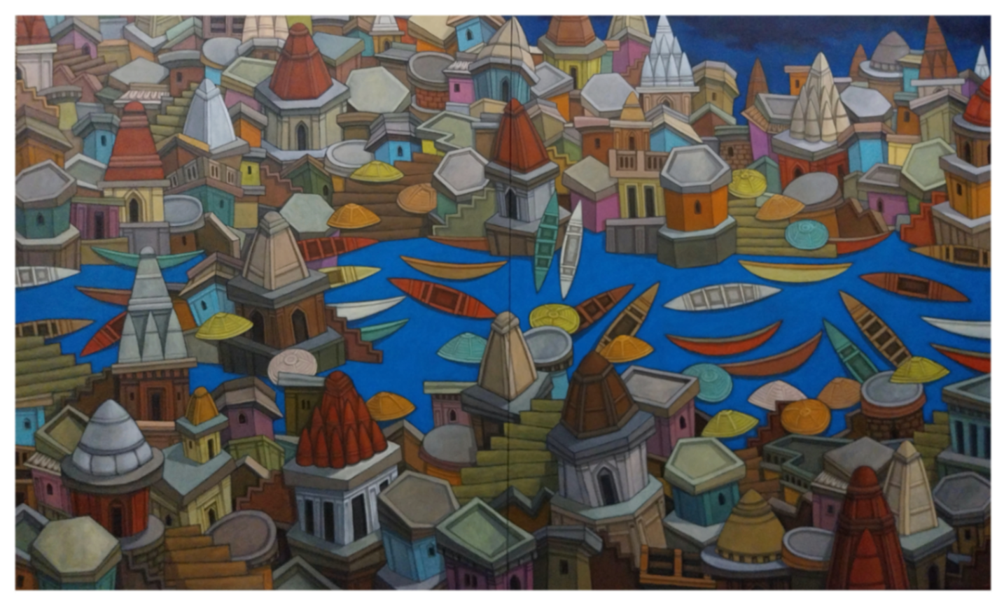 Banaras ghat 2 by Jaydeep Ghosh