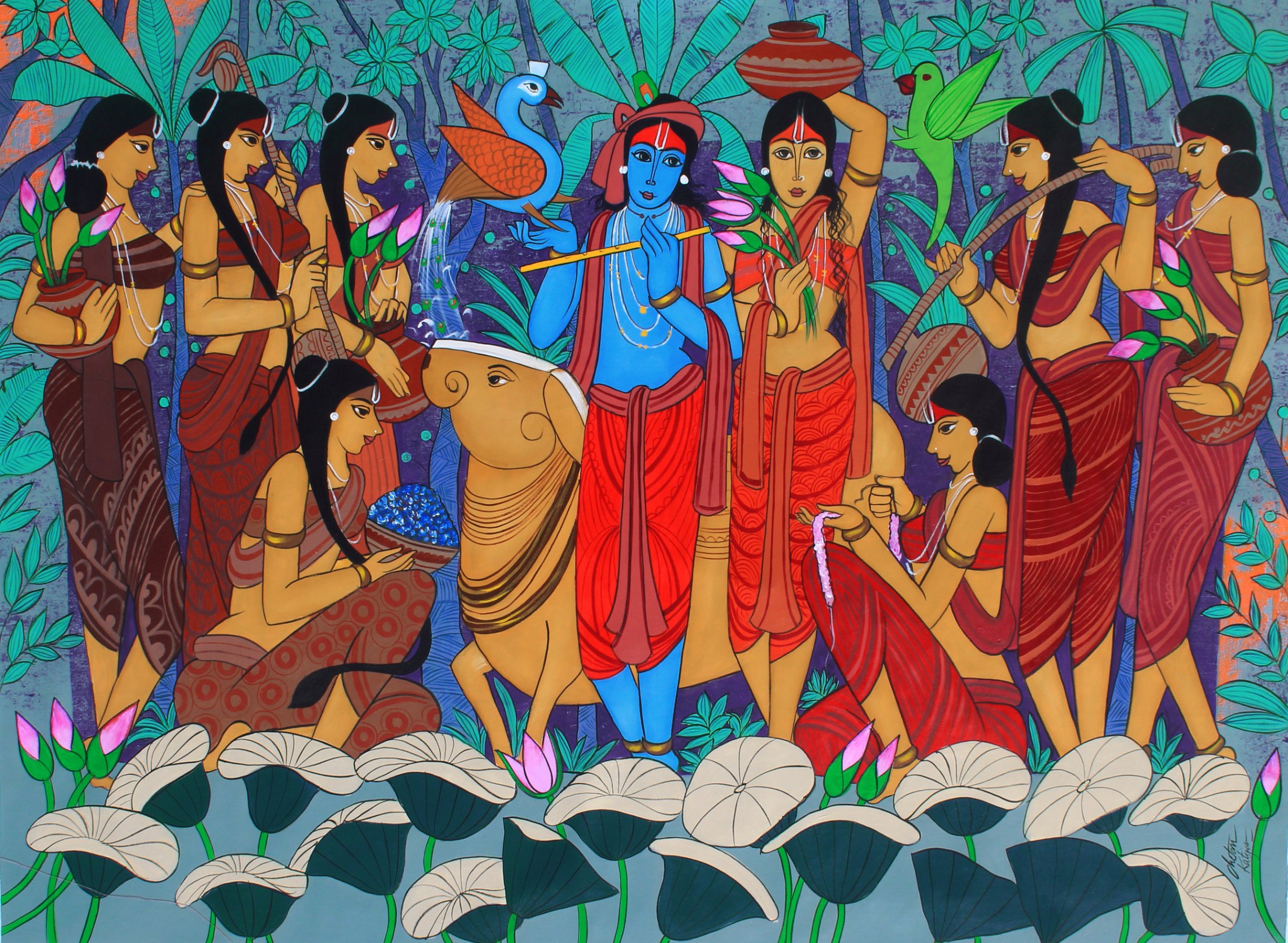 The flutist by Chetan k