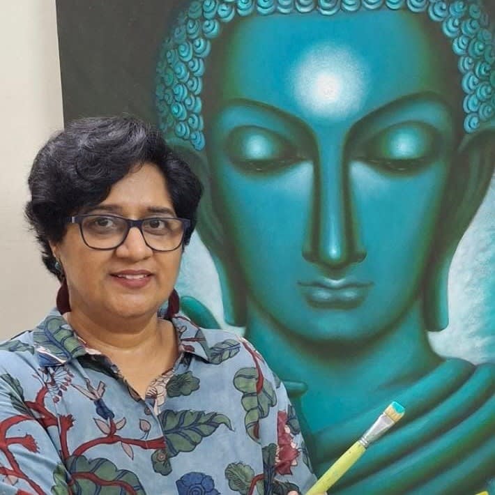 Madhumita Bhattacharya - Indian artist profile on The Dolna Collective