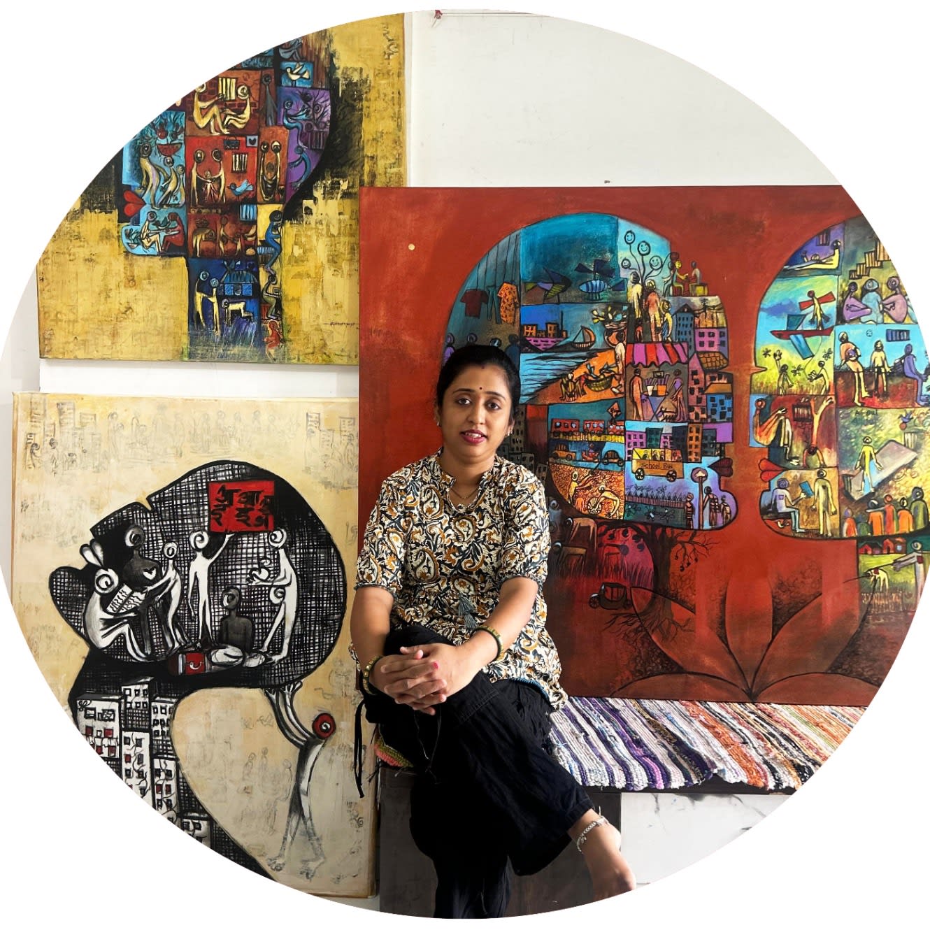 Arundhati Pise - Indian artist profile on The Dolna Collective