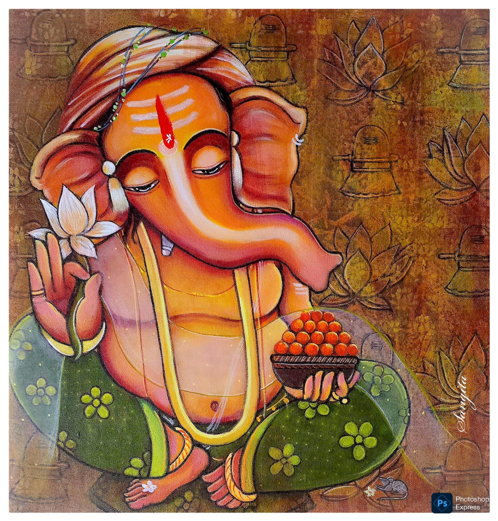Divine Ganesha by Sangita Agarwal