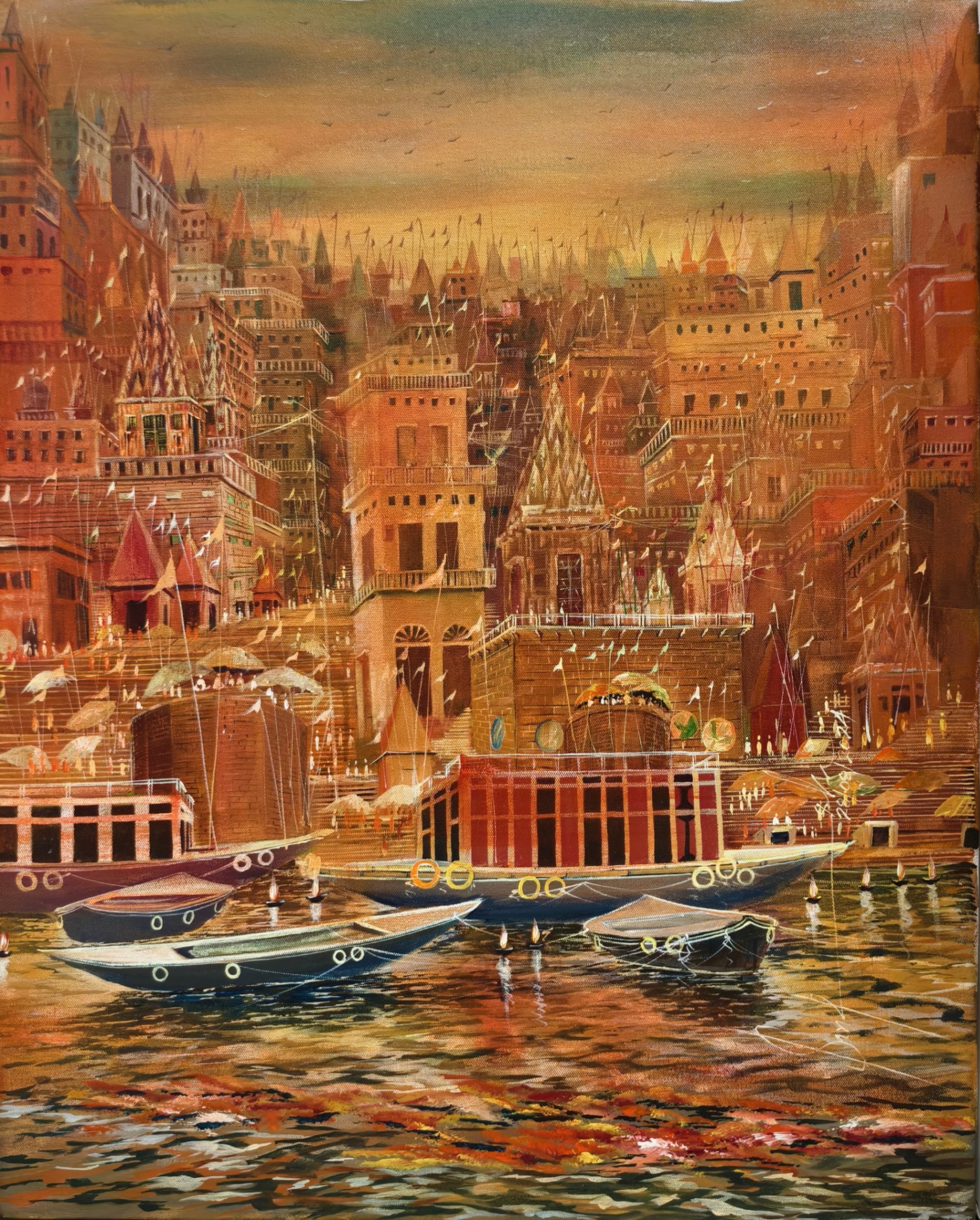 Varanasi (Kashi), the place of Shiva by Santosh Kumar Sandilya