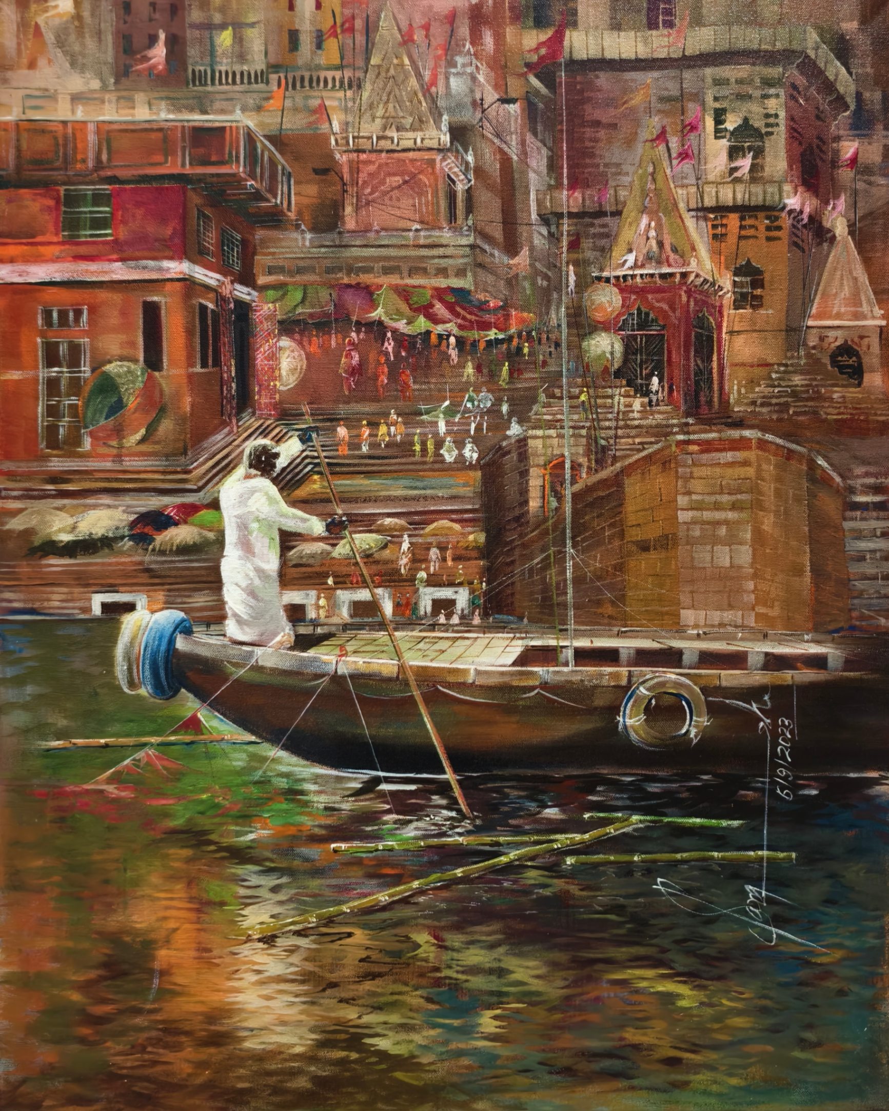 Varanasi (Kashi), the place of Shiva by Santosh Kumar Sandilya