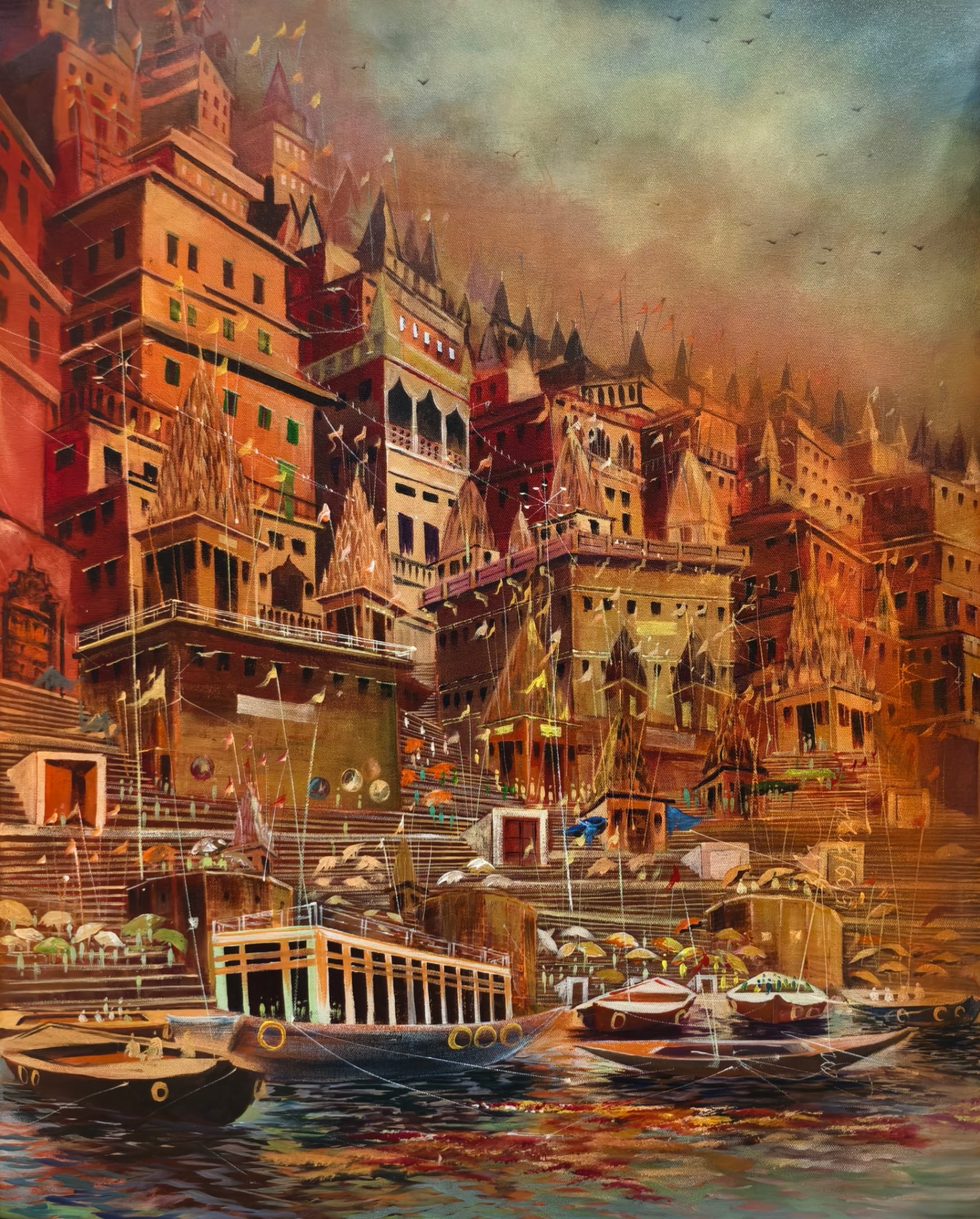 Varanasi (Kashi), the place of Shiva by Santosh Kumar Sandilya