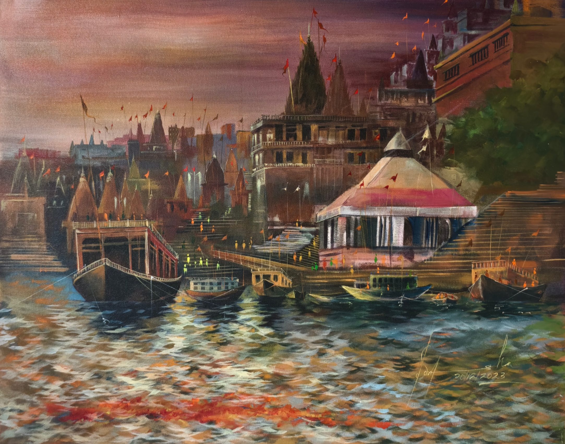 Varanasi (Kashi), the place of Shiva by Santosh Kumar Sandilya