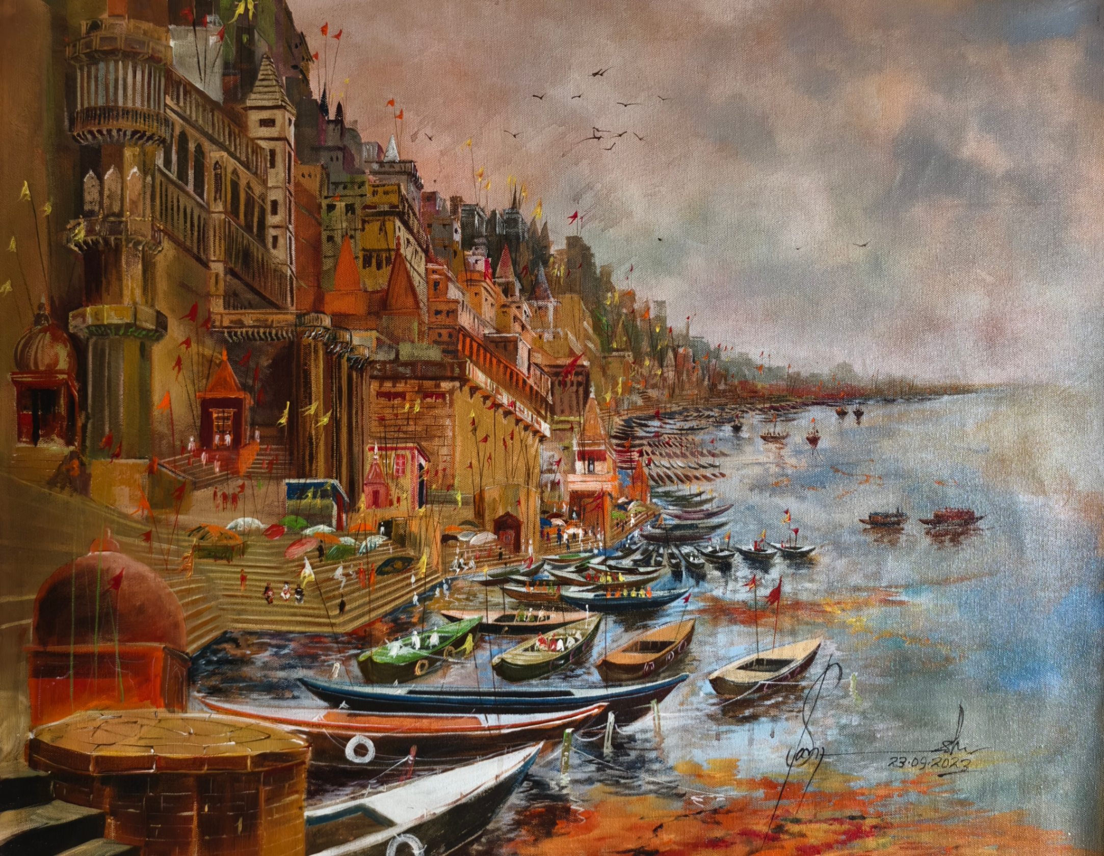 Varanasi (Kashi), the place of Shiva by Santosh Kumar Sandilya