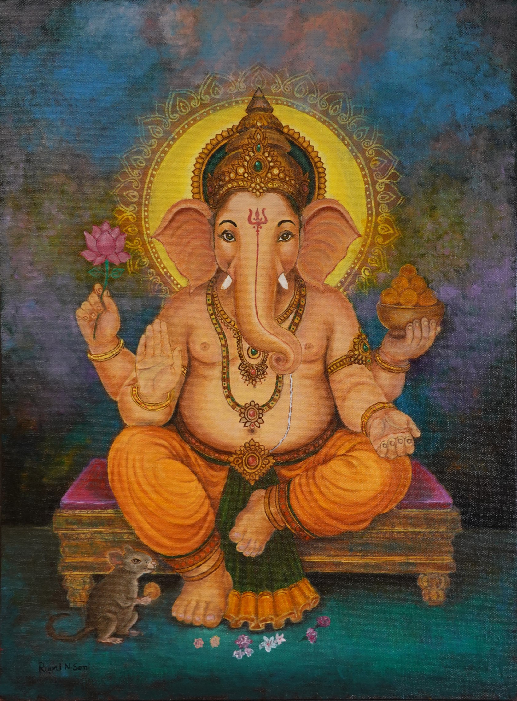 Divine presence by Rupal Soni
