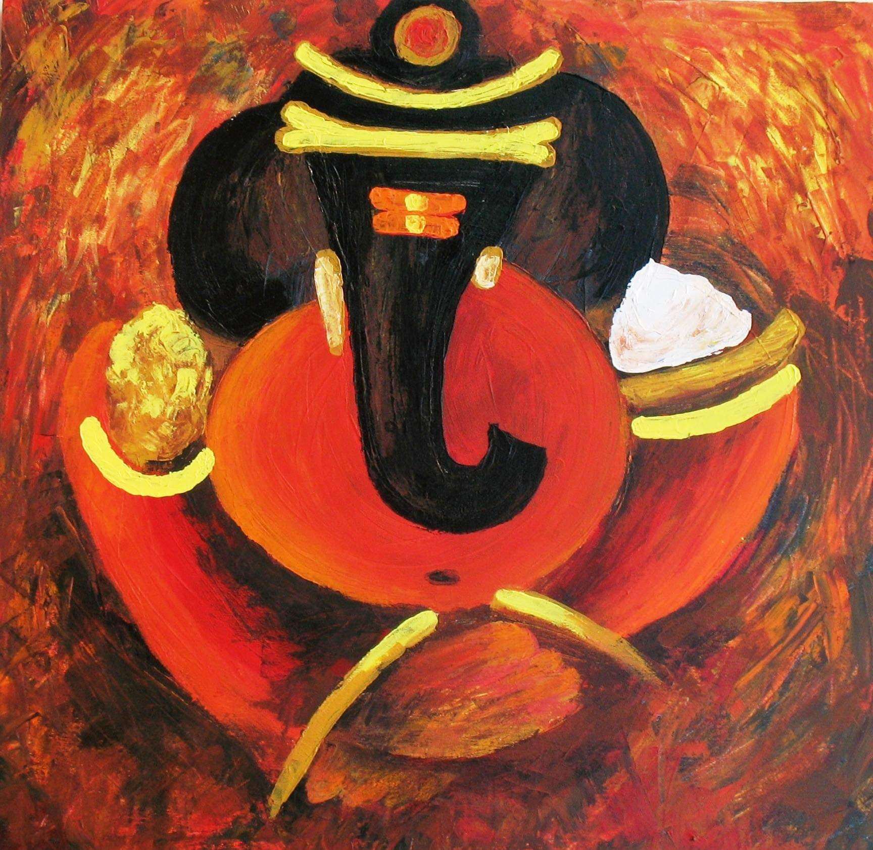 Ganesha by Uttam Bhattacharya