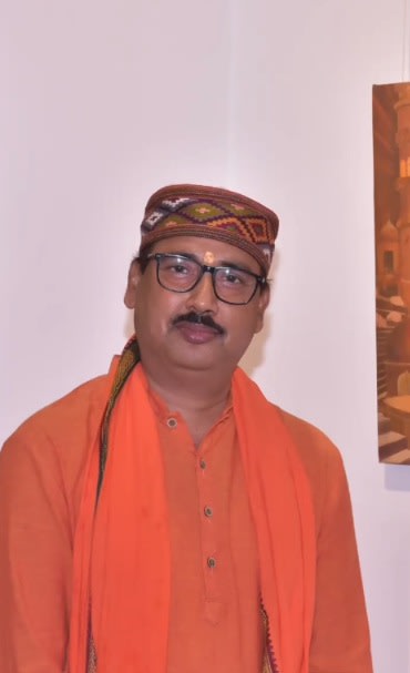 Santosh Kumar Sandilya - Indian artist profile on The Dolna Collective