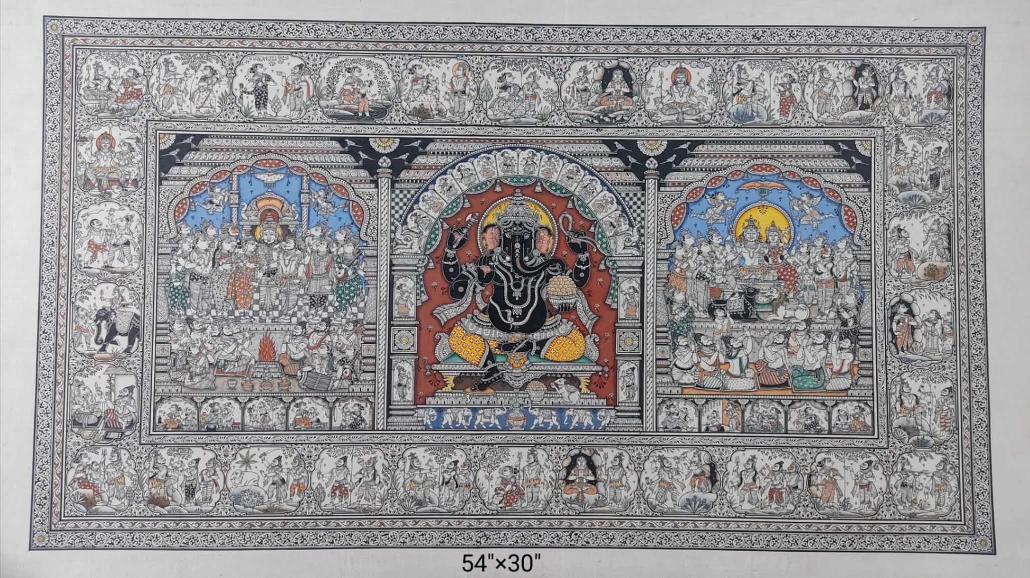 Pattachitra by Swayam Prasad Das