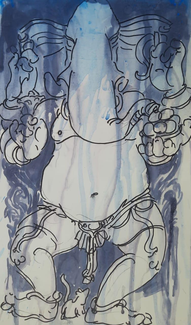 Nartana Ganesh by Subodh Poddar