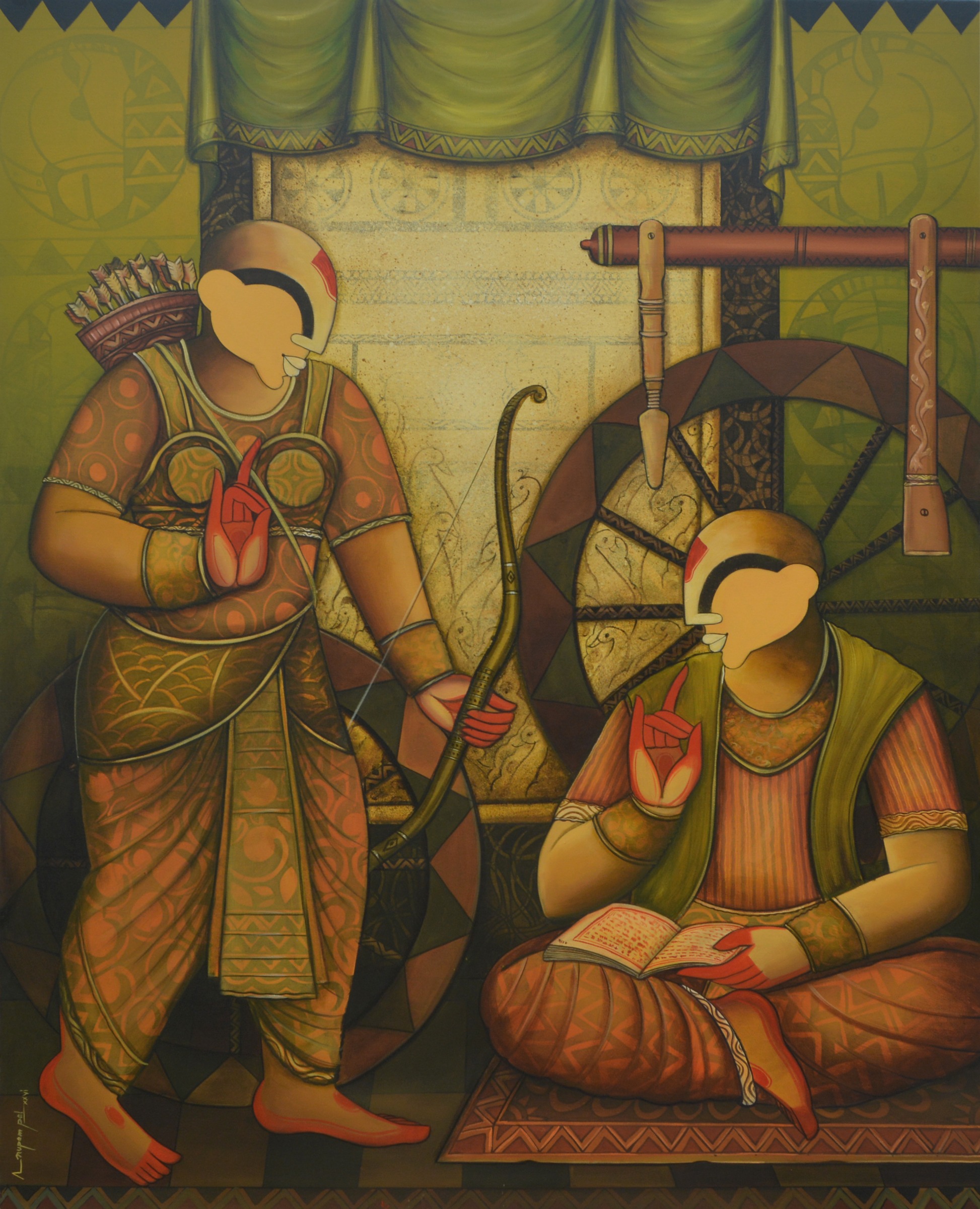parthasarathi 26 by Artist Anupam Pal