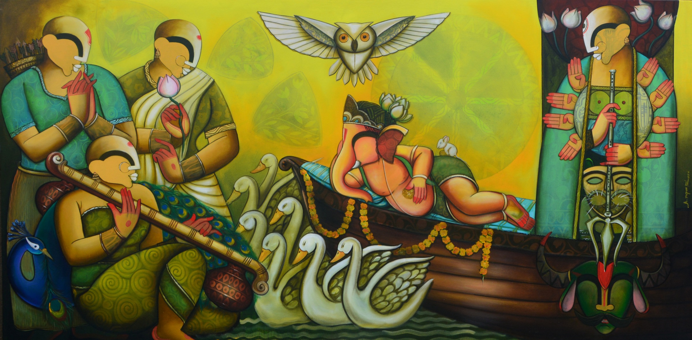 The Journey of Vighnaharta by Artist Anupam Pal
