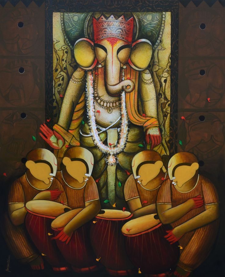 Lord Ganesha by Artist Anupam Pal