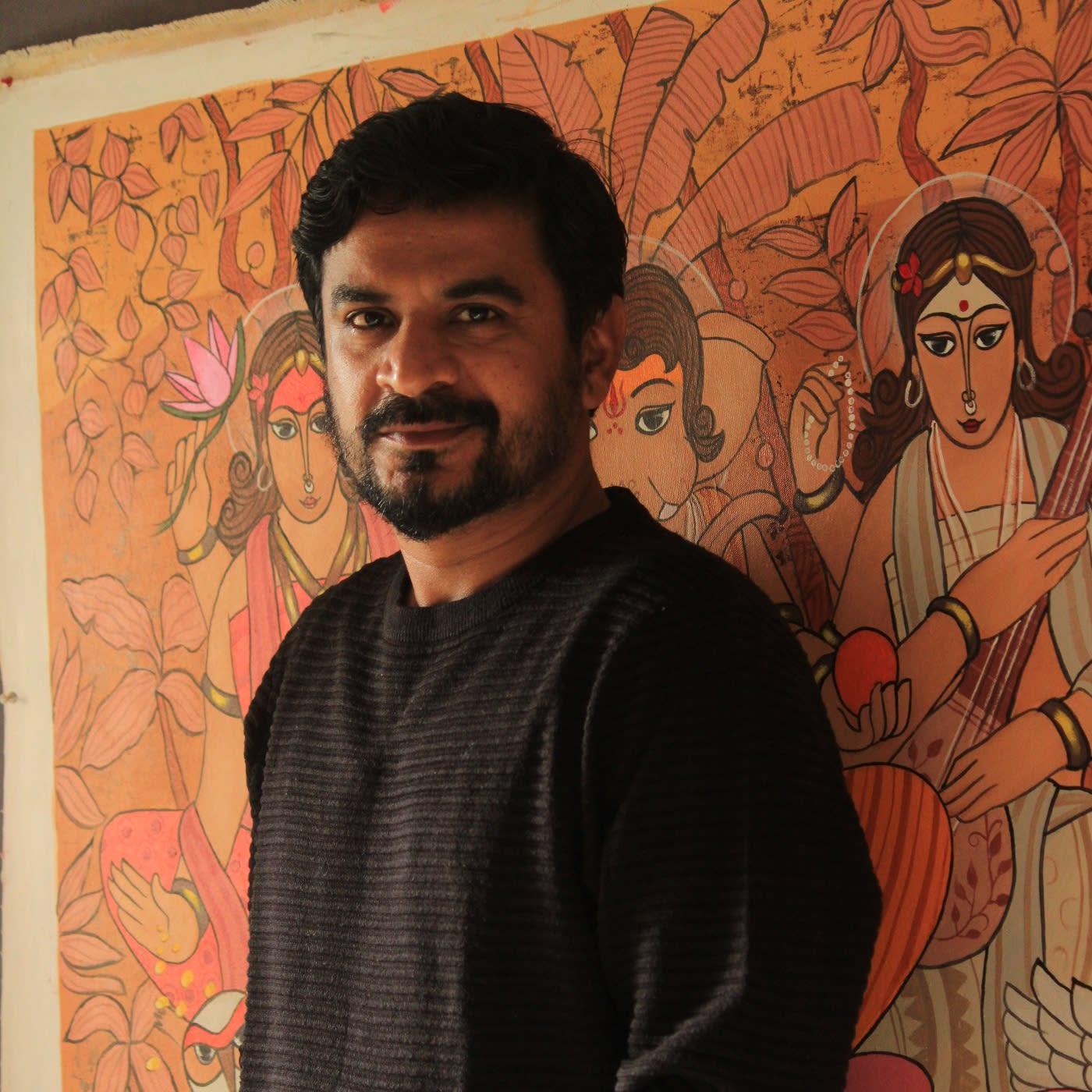 Chetan k - Indian artist profile on The Dolna Collective