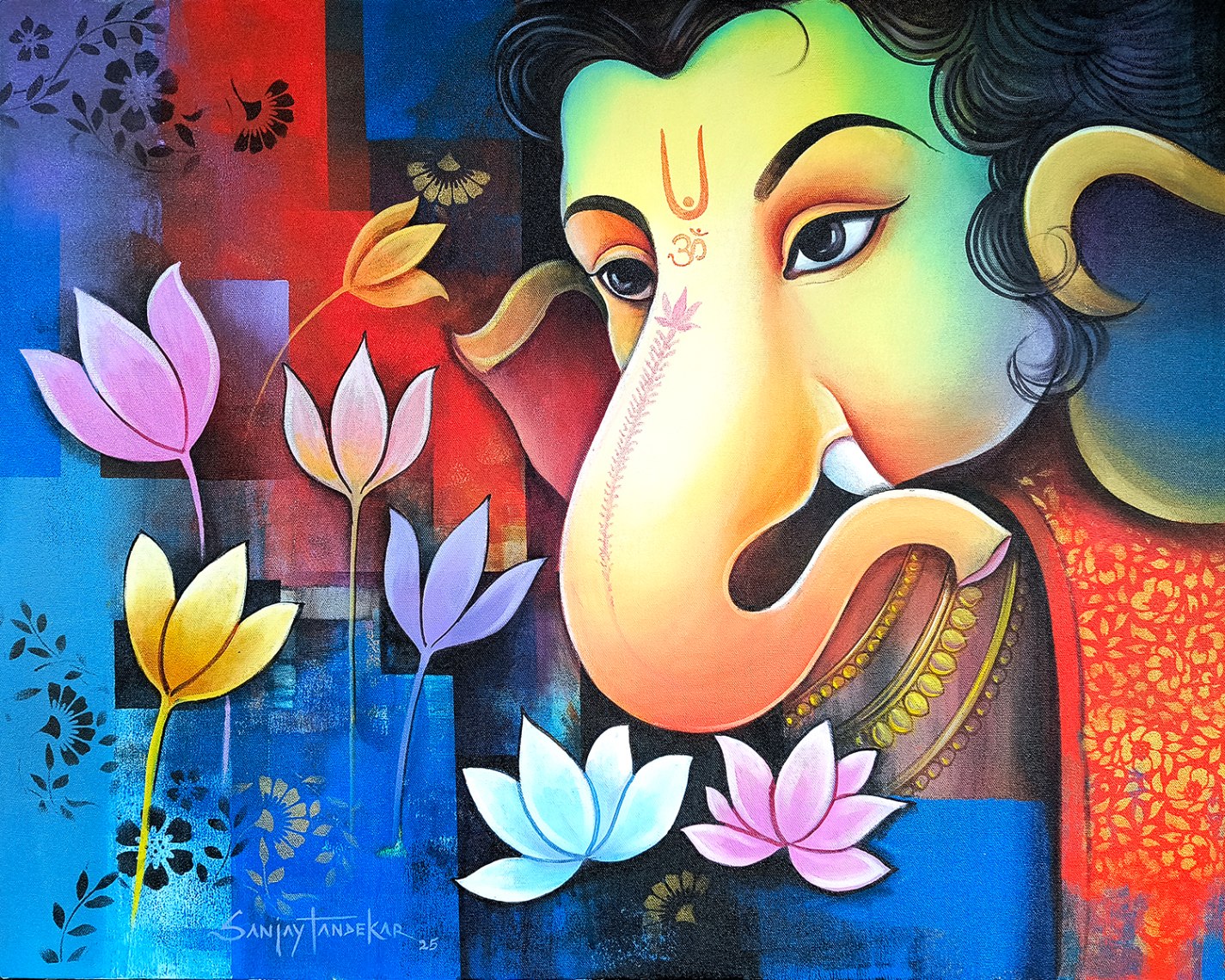 Lord Ganesha 11 by Sanjaykumar Tandekar