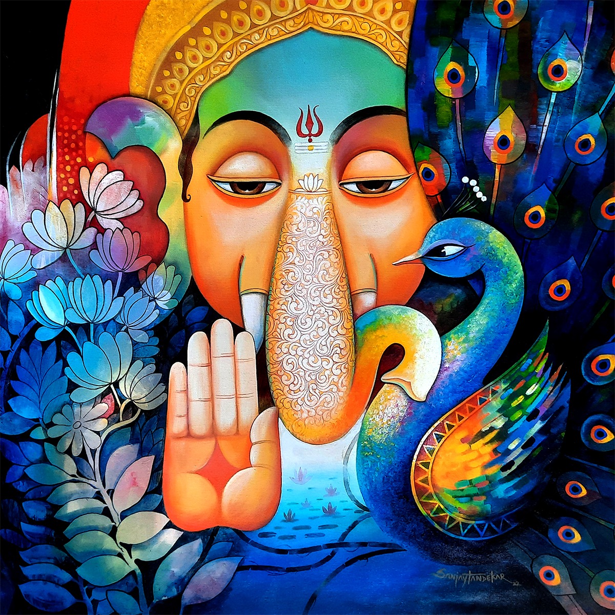 Ganesha 4 by Sanjaykumar Tandekar