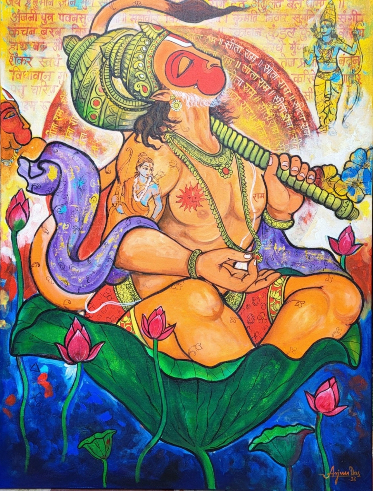 Ram bhakt Hanuman by Arjun Das