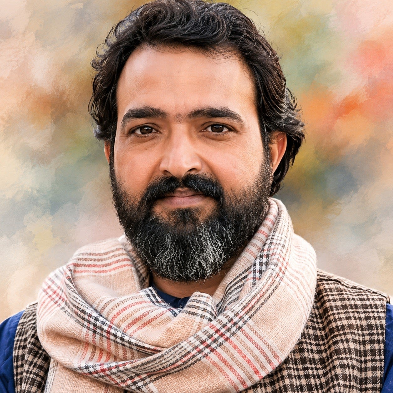 Lakhan Singh Jat — Indian artist. Buy original artworks and paintings by Lakhan Singh Jat online at Dolna Art