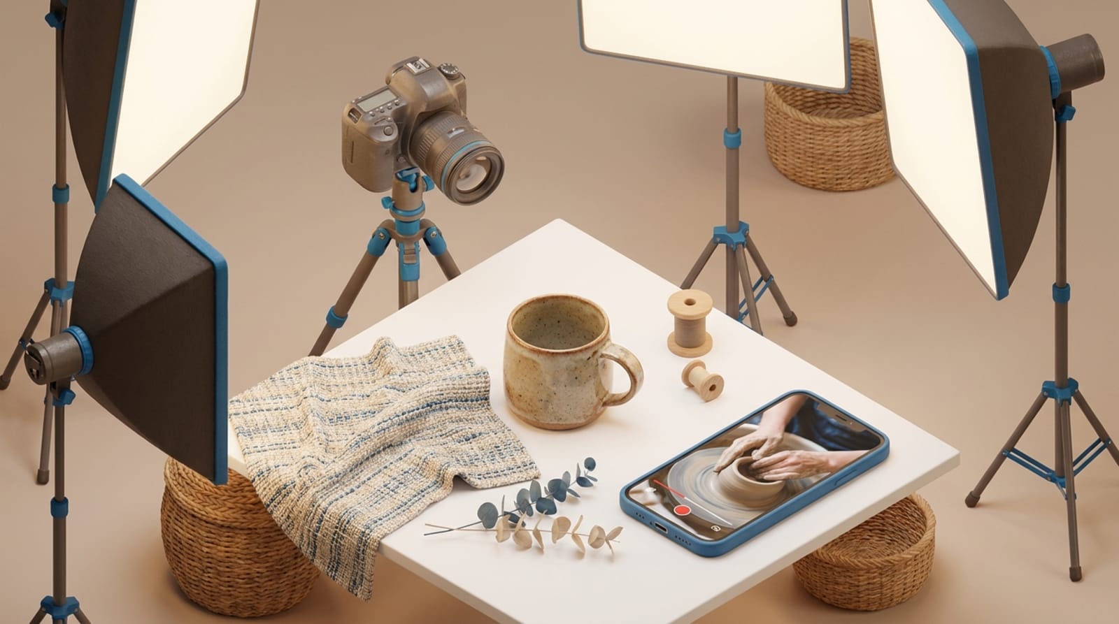 El yapımı ürün fotoğrafçılığı ve süreç hikâyesi içeriği