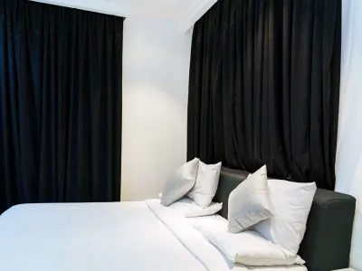 2 Bedroom Deluxe Suite at Aurora Smart Residence Abuja - elegant bathroom with modern fixtures