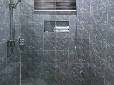 Edo Luxury Suite at Aurora Smart Residence Abuja - fully equipped kitchen with premium appliances