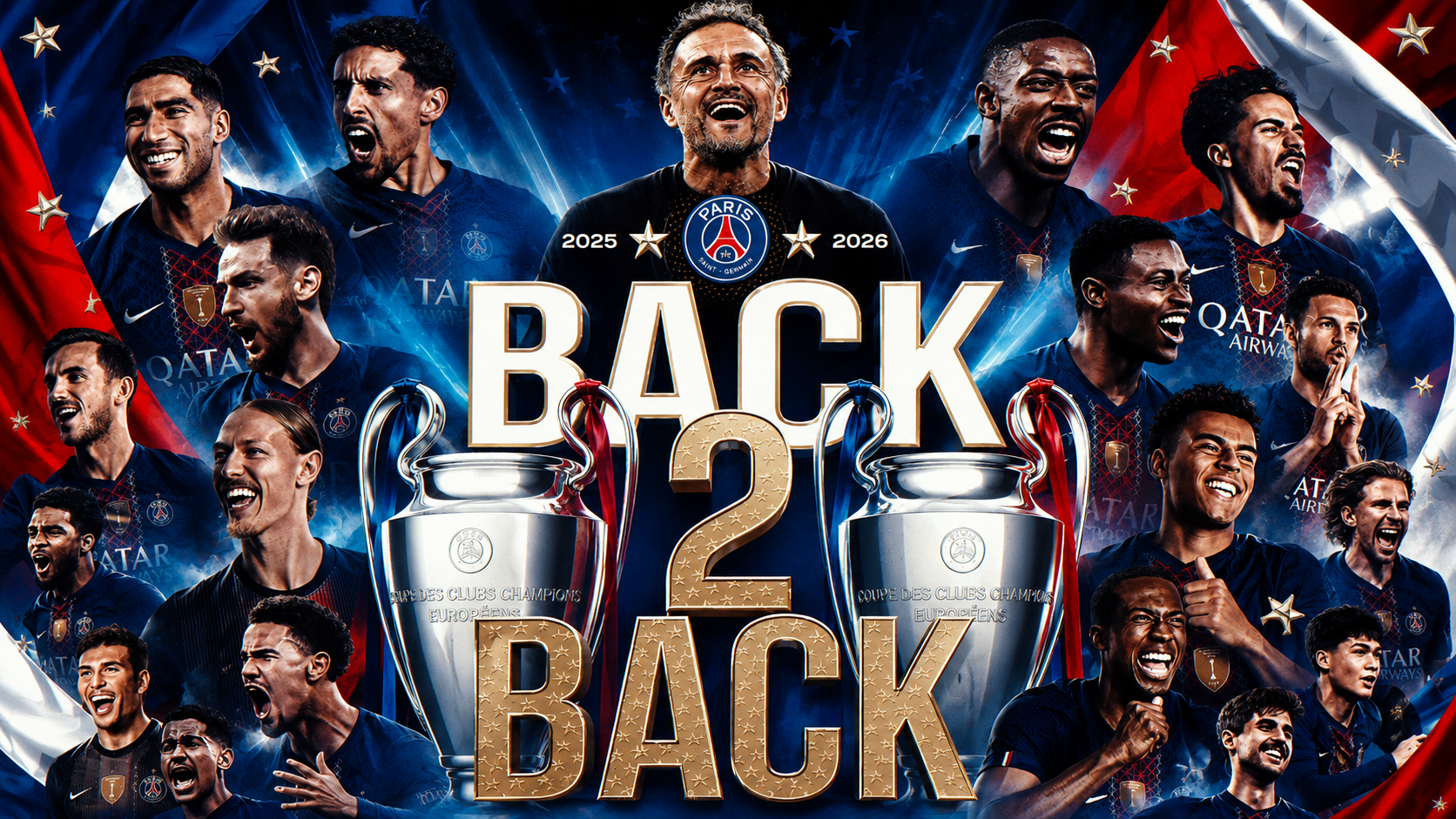 PSG se consagró bicampeón de la Champions League