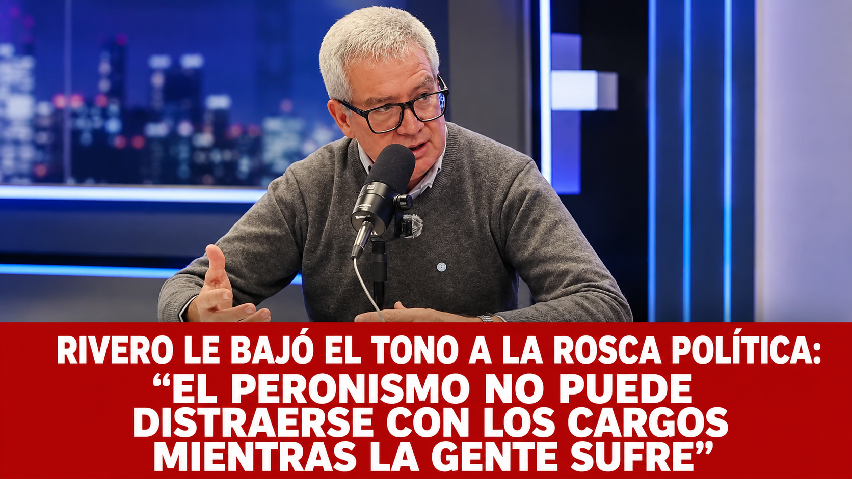 Rivero pidió que el peronismo priorice los problemas de la gente antes que las candidaturas