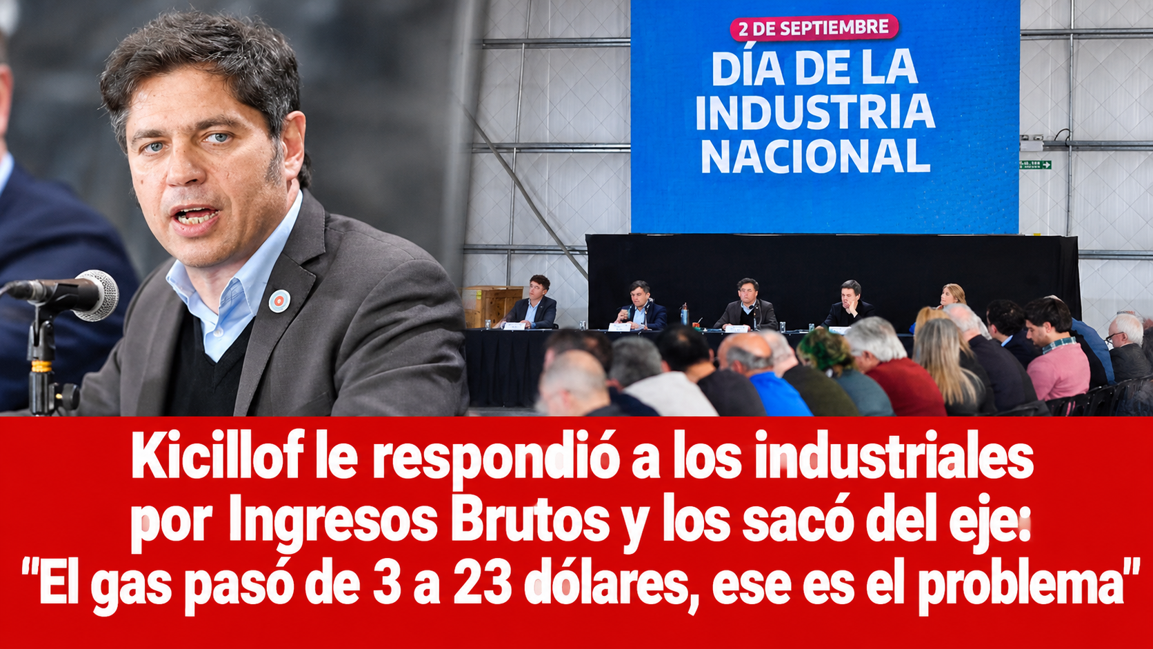 "Con datos en la mano, Kicillof aseguró que el 94% de la presión tributaria es nacional y no provincial"