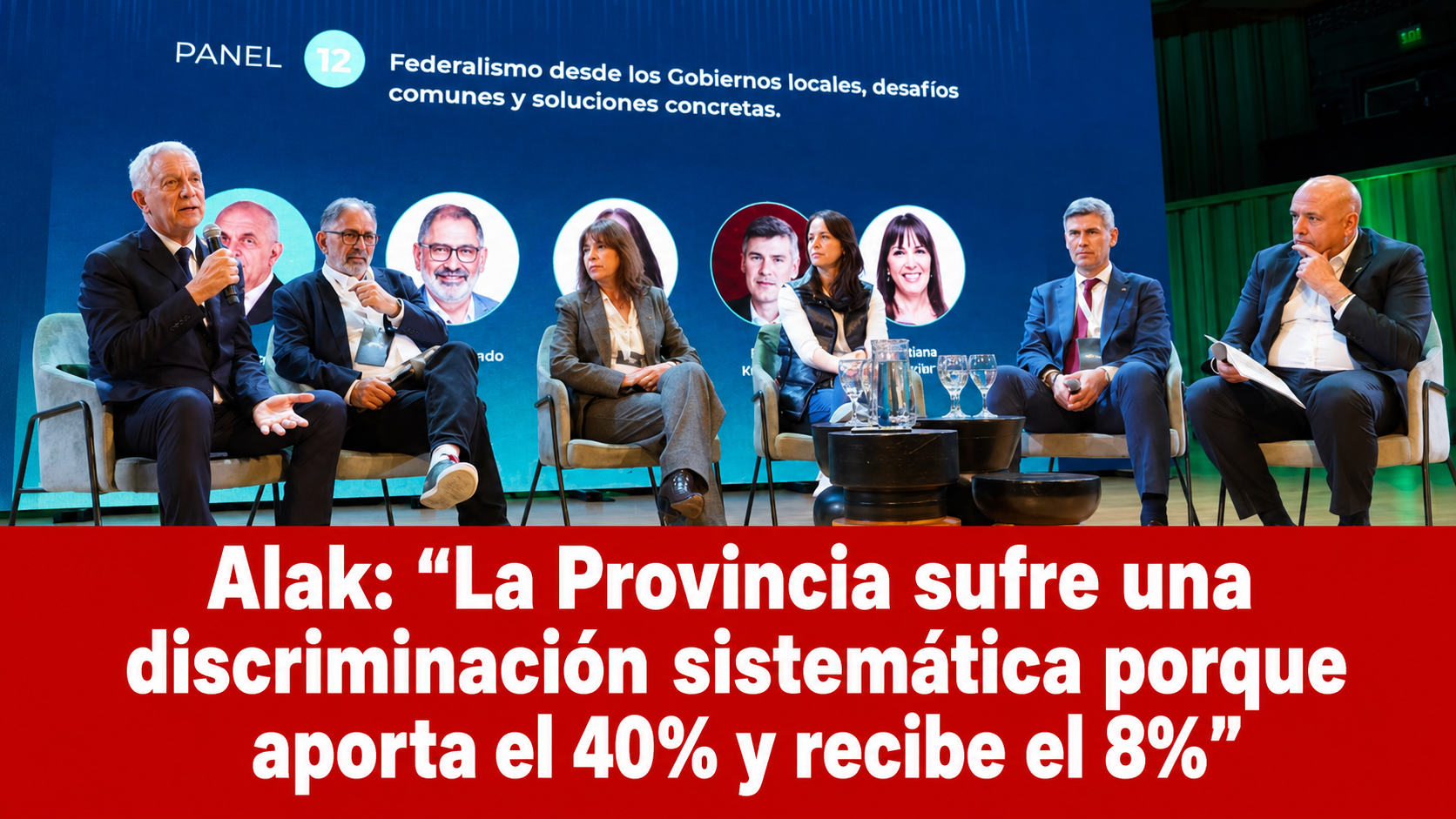 Alak expuso ante 300 intendentes la inequidad en la coparticipación y pidió un nuevo acuerdo fiscal