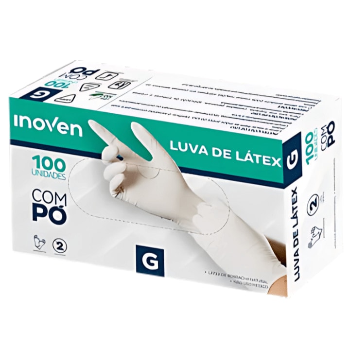 Luva De Látex Com Pó - Inoven