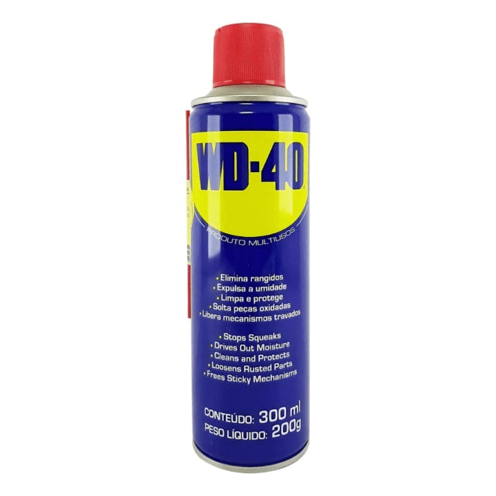 óleo Desengripante E Lubrificante Wd-40 Spray Multiuso Aerossol 300ml
