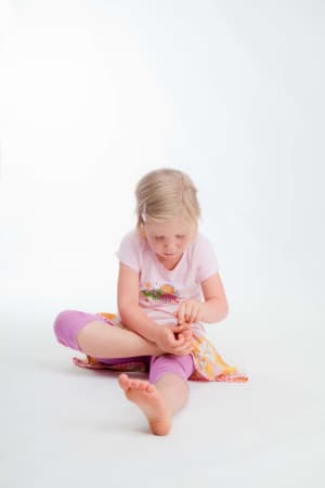 Yoga voor kinderen - voetmassage