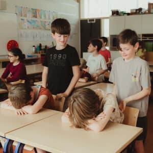 Massage in de klas - Ssstil ..., ik chilll in de klas- El Sole - Sofie Possemiers