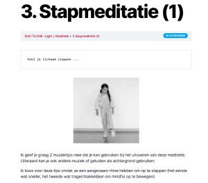 Start to chill platform van Ssstil ..., ik chilll in de klas! - Sofie Possemiers - El Sole 