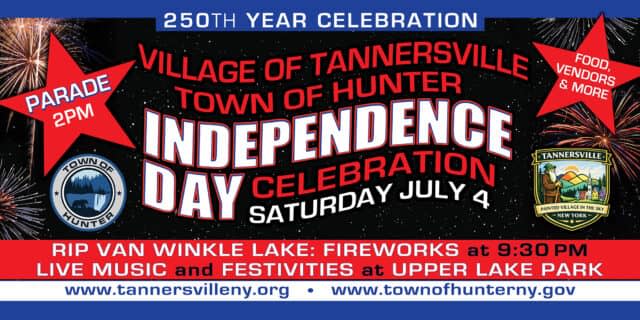 Celebrate America 250th Independence Day at The Village of Tannersville & Town of Hunter
