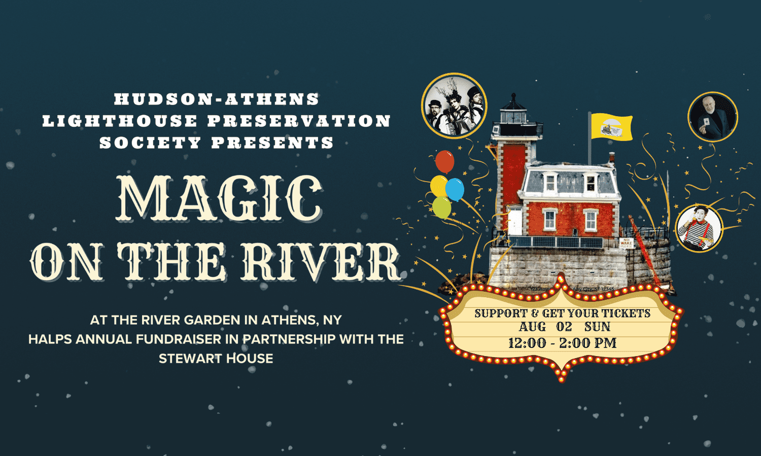 Magic on the River – Hudson-Athens Lighthouse Annual Fundraiser