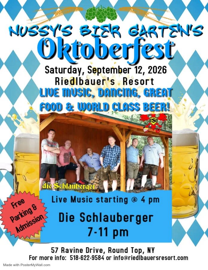 Nussy’s Bier Garten Oktoberfest with die Schlauberger