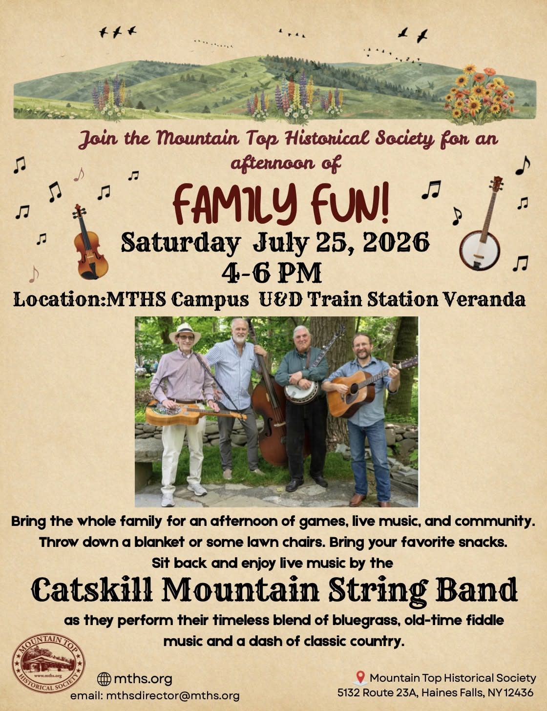 LIVE Catskill Mountain String Band