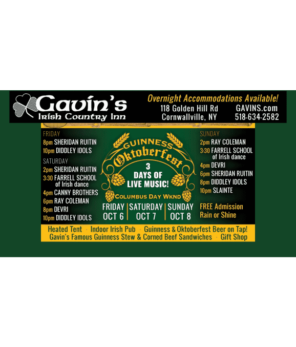 16th Annual Gavin’s Guinness Oktoberfest