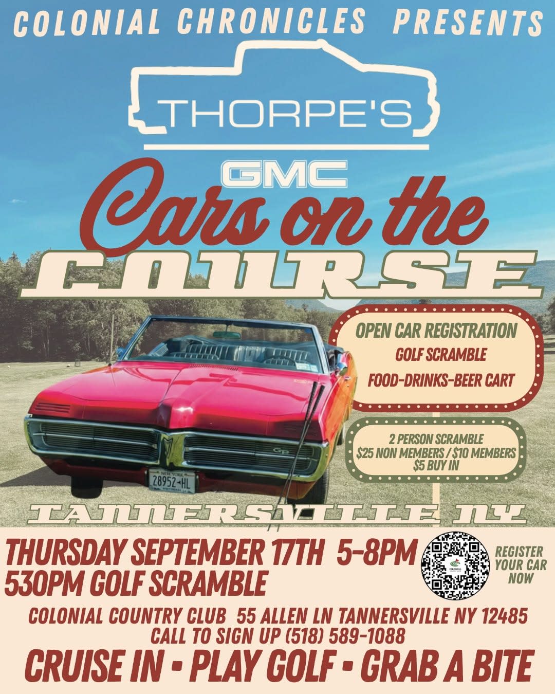 Thorpe’s GMC Cars on the Course