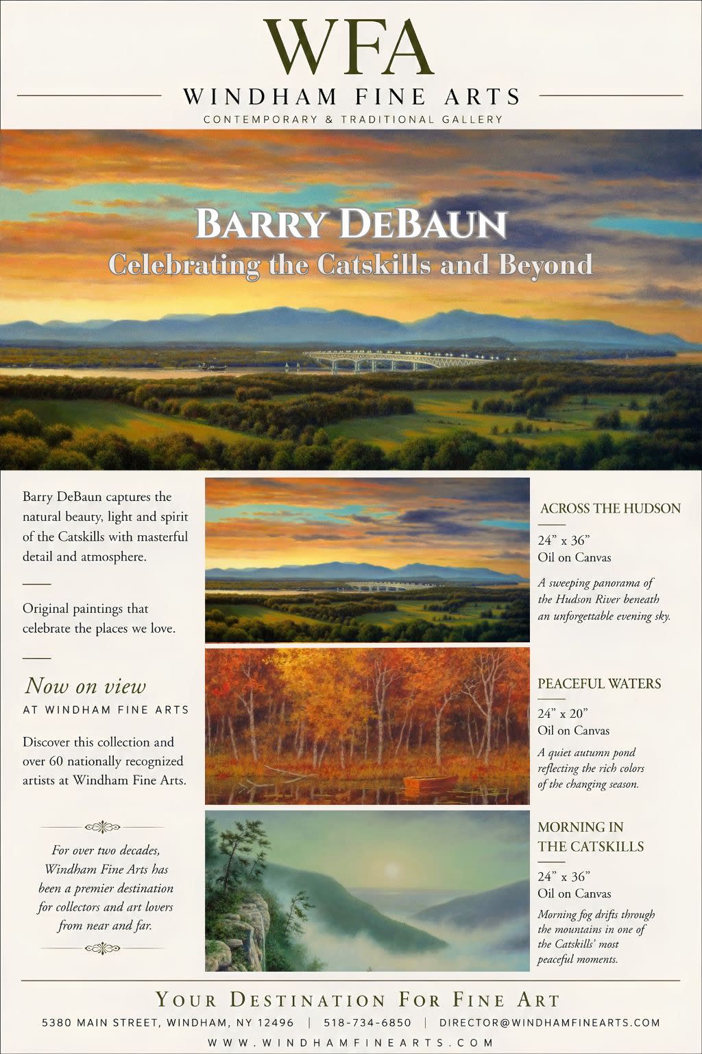 Windham Fine Arts Presents: The Catskills and Beyond