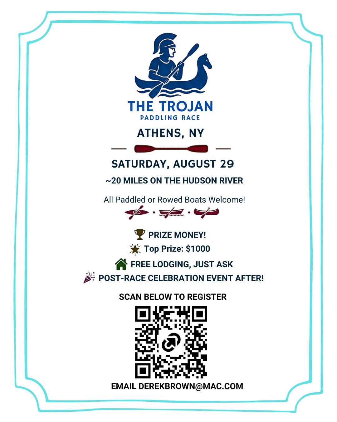 The Trojan Paddling Race