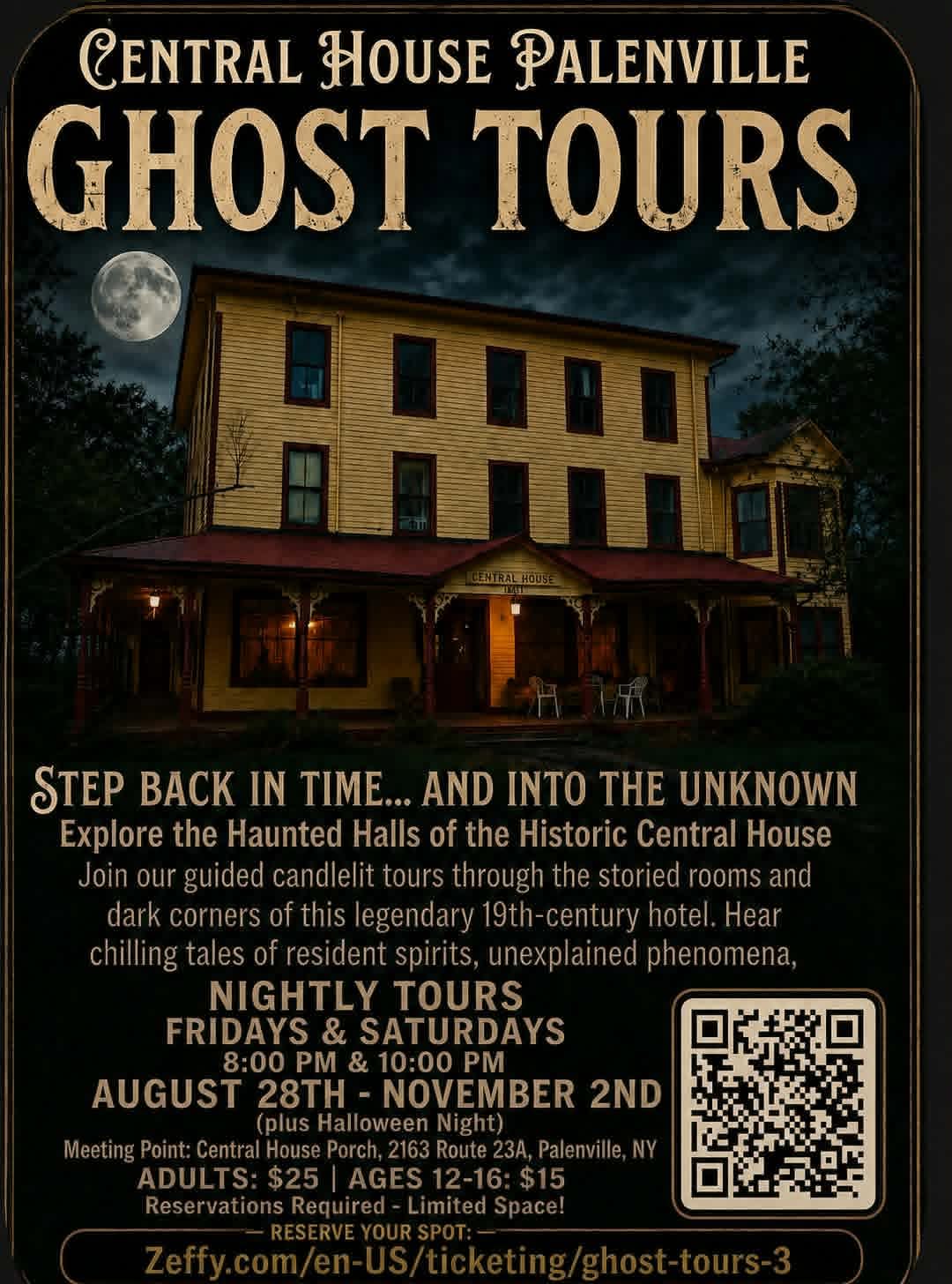 Haunted House Central House Palenville. Great Northern Catskills Haunted House Halloween attractions.
