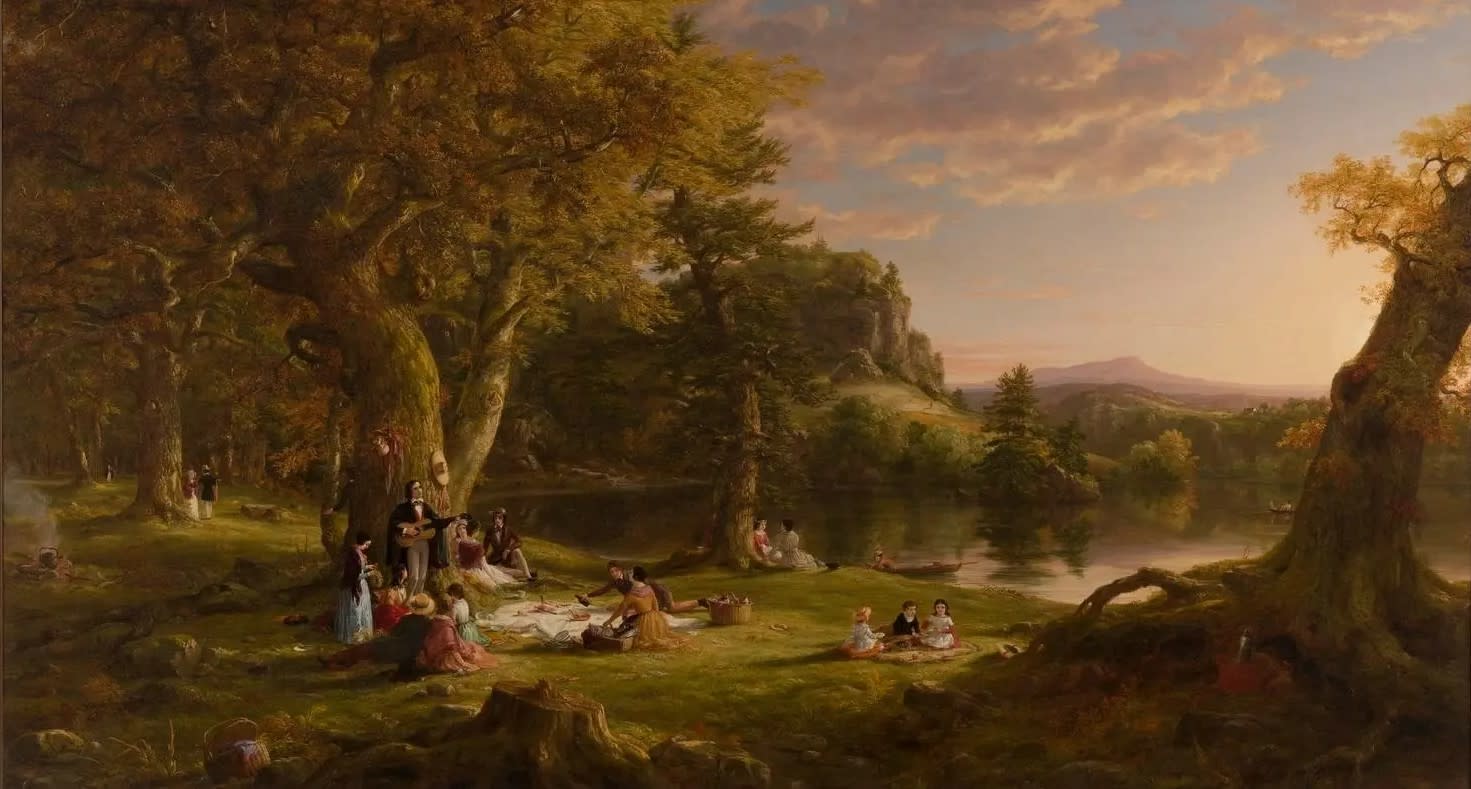 Sunday Salon Lecture: “Nature, Music, Joy, and Loss: Thomas Cole’s ‘The Pic-Nic Party’ as Elegy” with Terry Carbone, Ph.D.