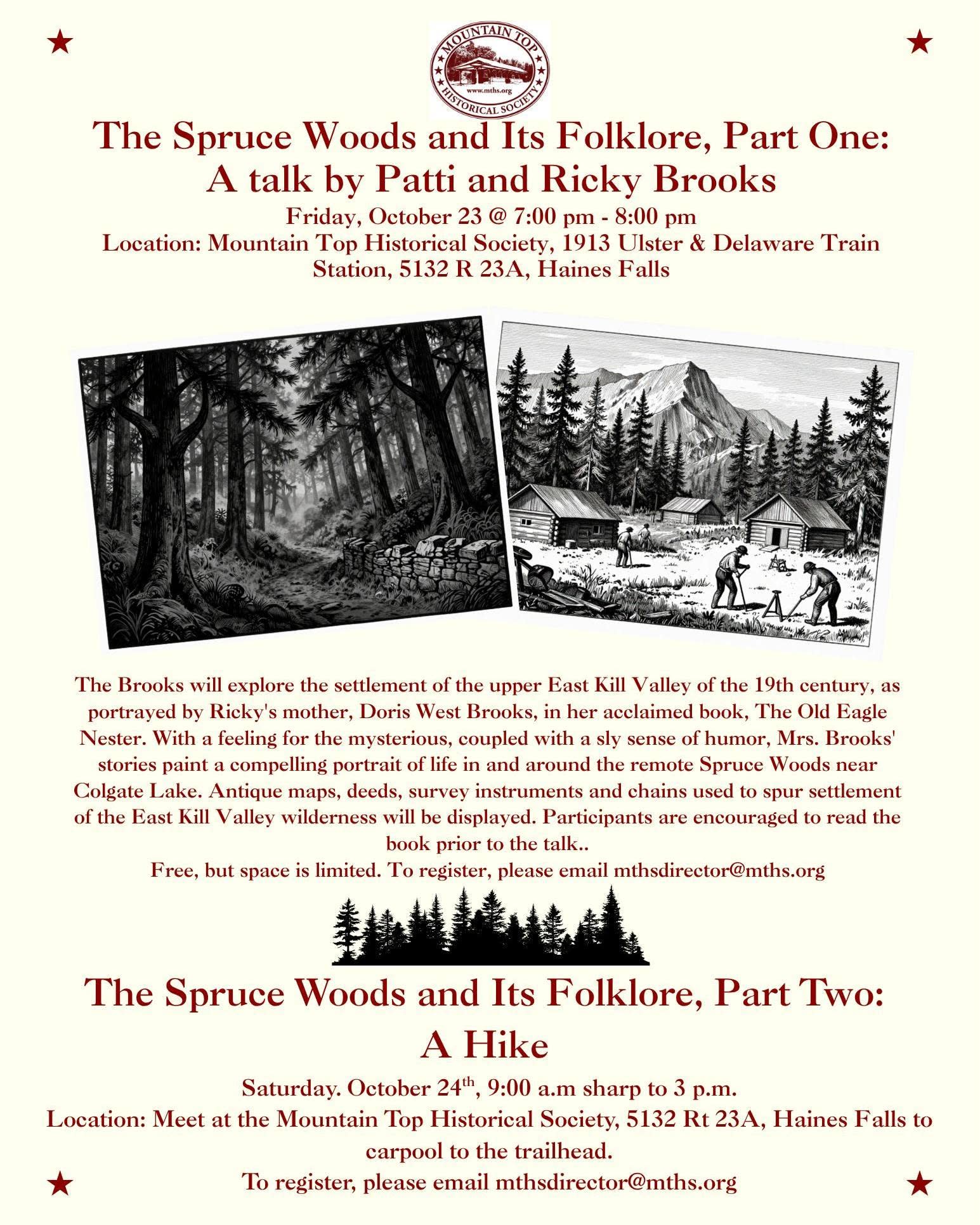 The Spruce Woods and Its Folklore, Part One: A talk by Patti and Ricky Brooks