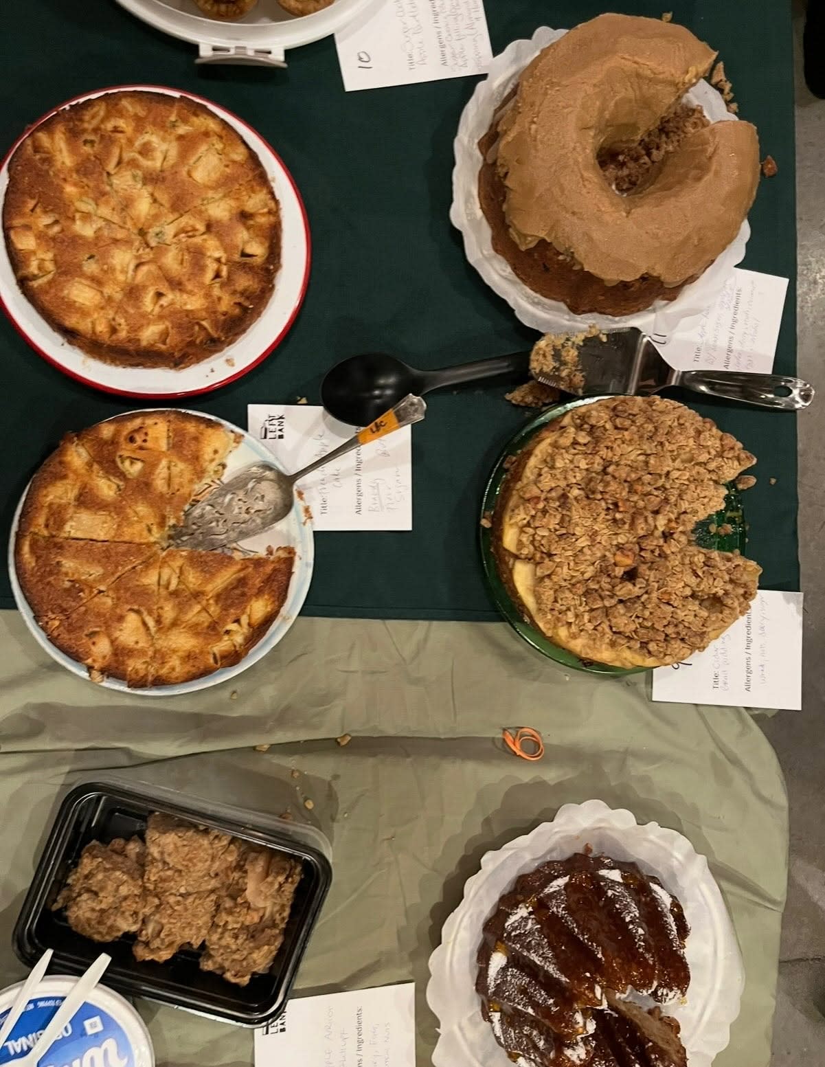 Apple Bake off at Left Bank Ciders
