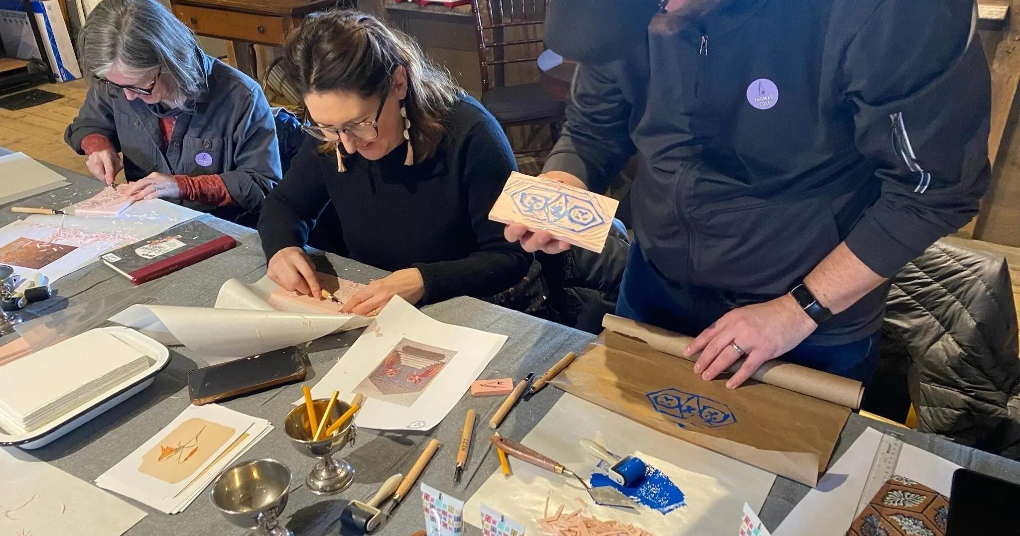 Second Saturday Workshop: Historic Patterns & Printmaking — image 1